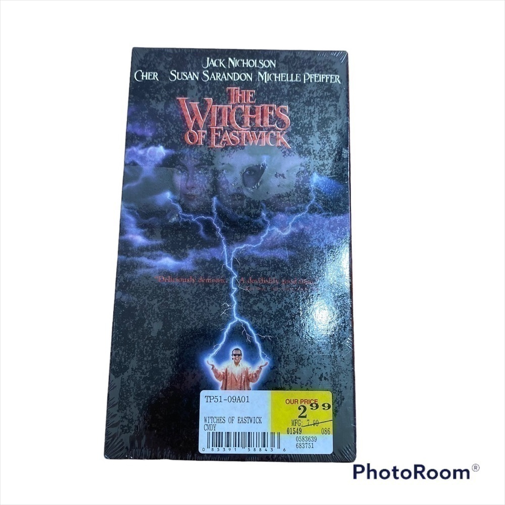 The Witches of Eastwick VHS NEW Jack Nicholson Cher NWT Deadstock Vintage